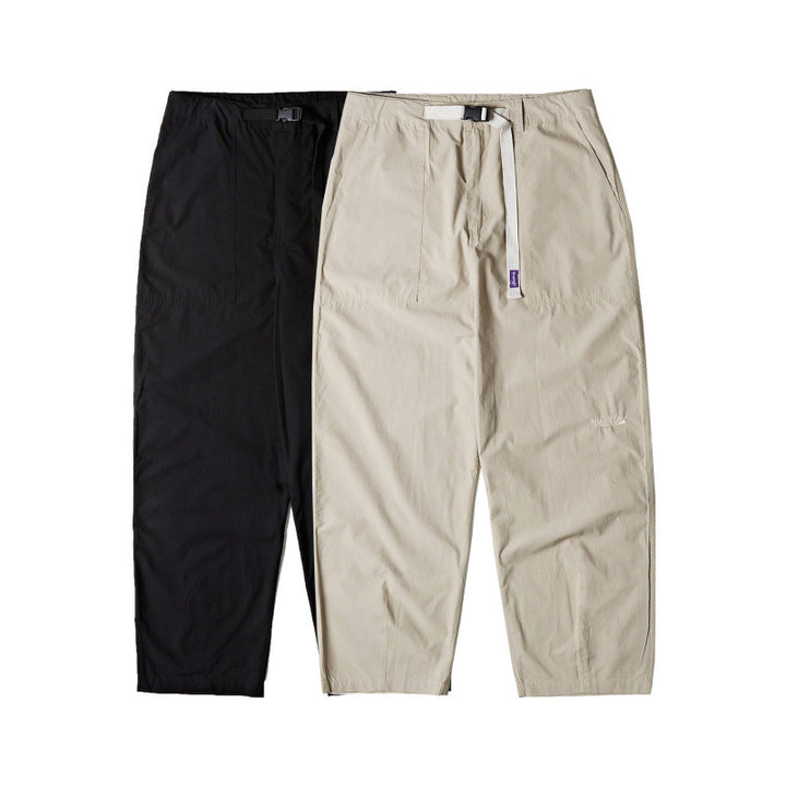 Unisex Light Technical Pants with Elastic Waistband, Integrated Adjustment Strap and Tapered Leg Opening Mune Fashion