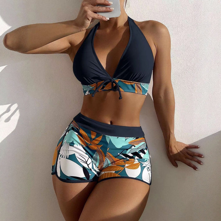 Damen Sportliches Bikini-Set mit floralem Muster Echo Archiv