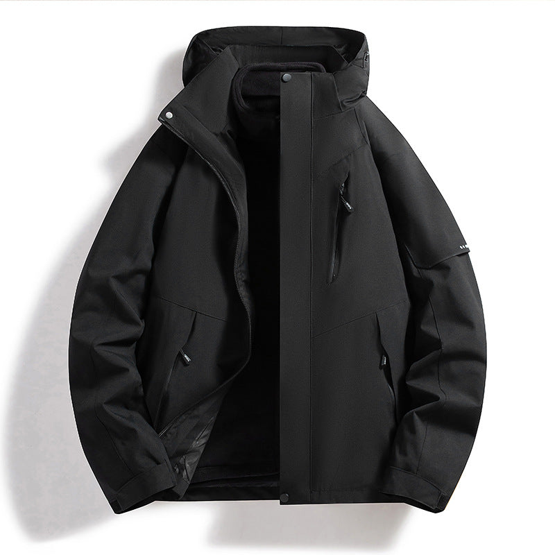 Women's Waterproof Outdoor Jacket with Adjustable Hood Mune Fashion