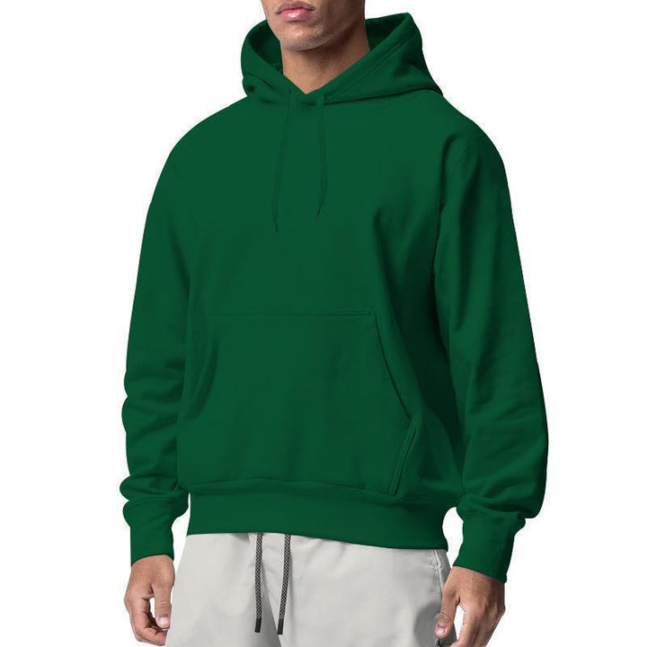 Men's nan Premium Hoodie with kangaroo pocket, brushed fleece interior, reinforced neck seam, and ribbed hem Mune Fashion