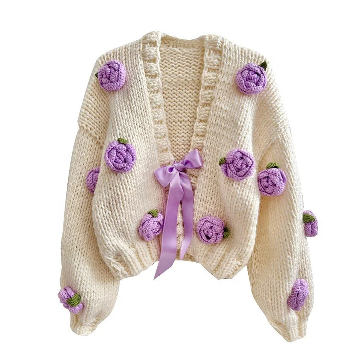 Women Playful Floral cardigan