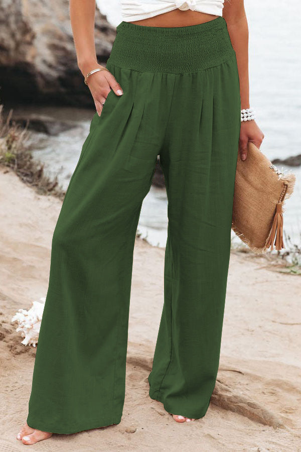 Women's Loose Linen Trousers Mune