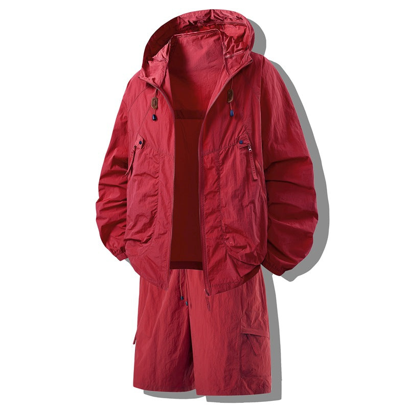 Women's Lightweight Outdoor Jacket with Shorts