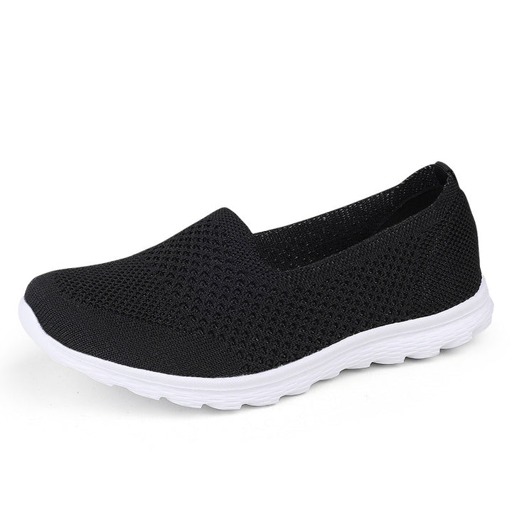 Women's seamless comfort slip-on shoe with elastic mesh upper and cushioned outsole Mune Fashion