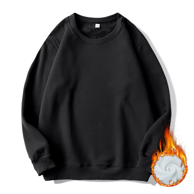Unisex Thermo-Fleece Sweatshirt with Round Neck and Brushed Inner Lining Mune Fashion