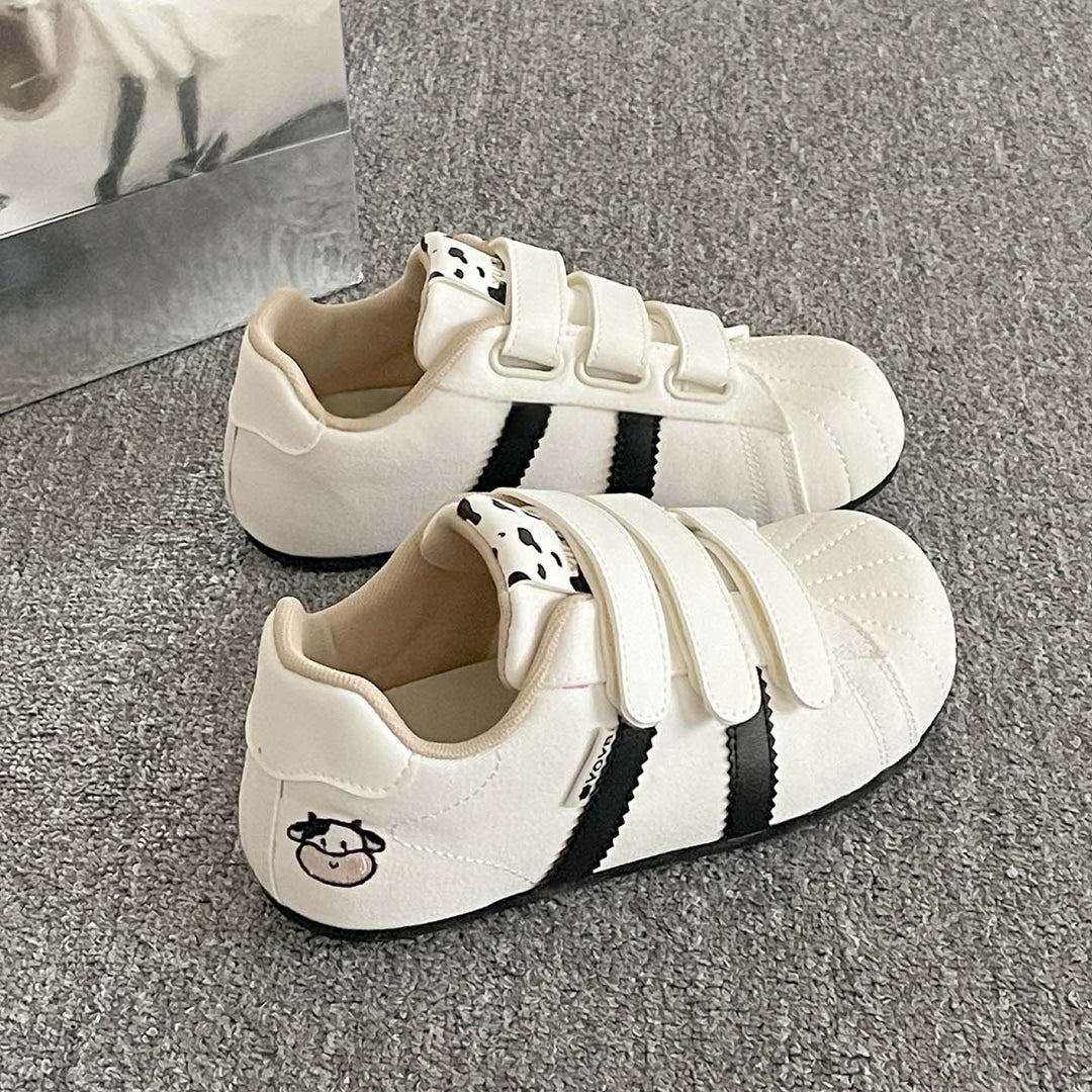 Women's sneakers with Velcro closure and funny animal design Mune Fashion