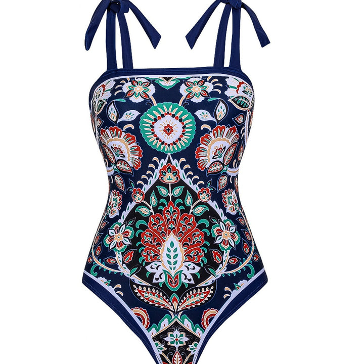 Women's tankini set with a stunning paisley pattern Mune Fashion