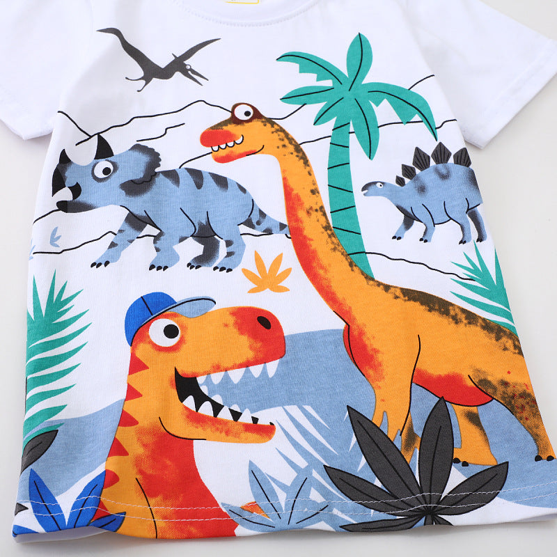 Kids T-Shirt with vibrant dinosaur design Mune Fashion