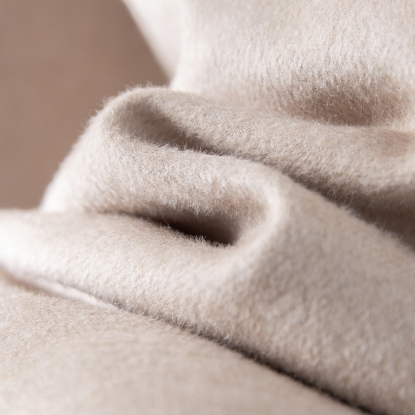 Women wide pleated high-waist trousers made of wool blend Mune Fashion