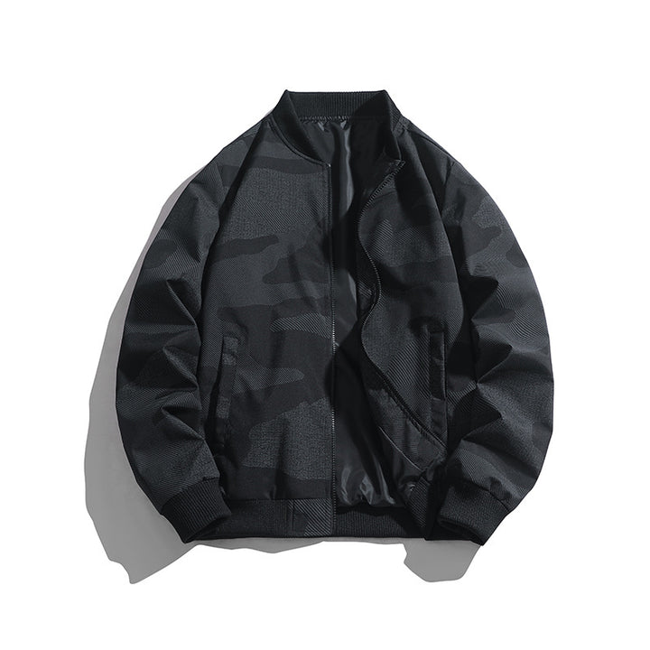 Men's Stylish Bomber Jacket with Camouflage Design Mune Fashion