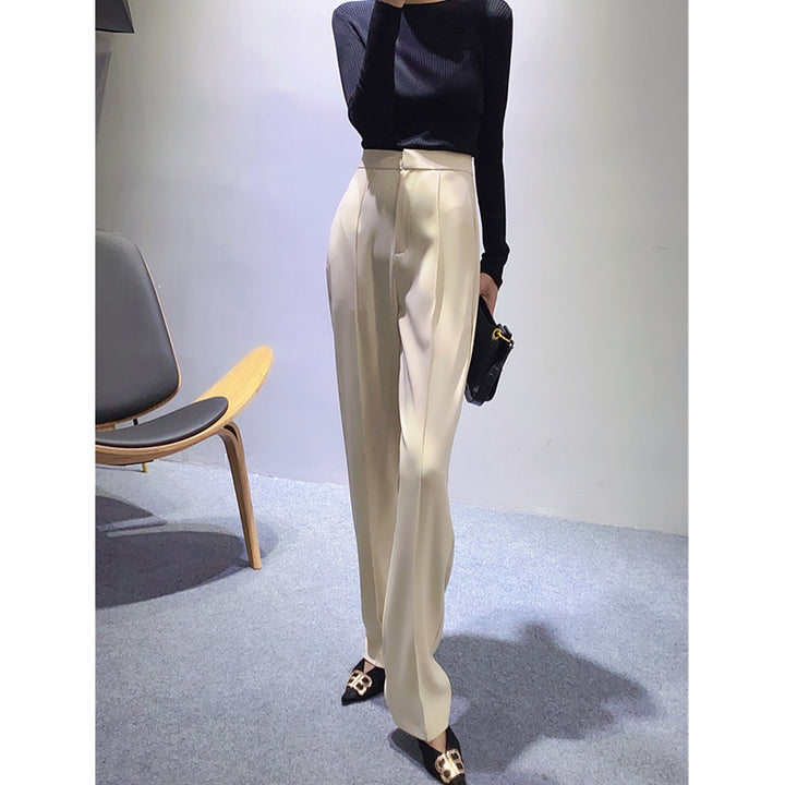 Women's Elegant and Chic High-Waisted Trousers Drune
