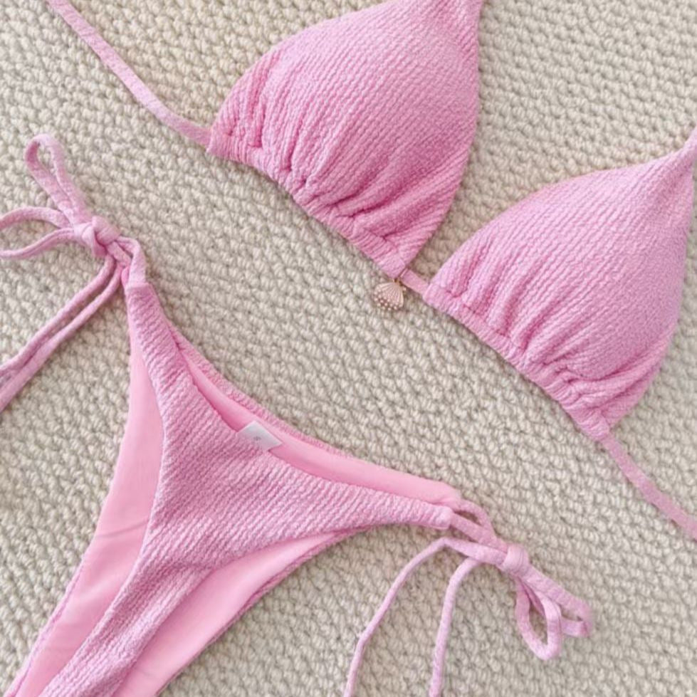 Women Triangle Bikini with refined details Mune Fashion