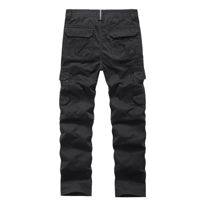 Men's robustly cut cargo pants with reinforced knees and multiple pockets Mune Fashion
