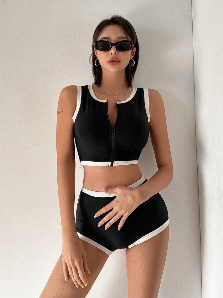Women’s Sporty Two-Piece Swim Outfit Mune Fashion