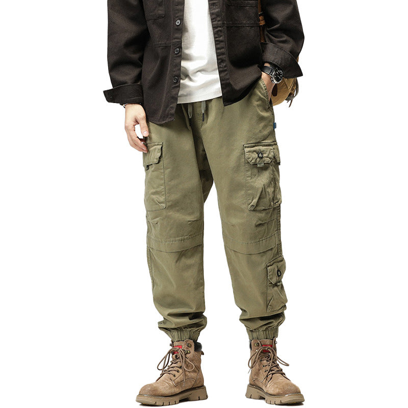 Herren Cargo-Joggerhose mit ergonomischen Kniepaneelen, Tunnelzugbund und elastischen Bündchen Mune Fashion