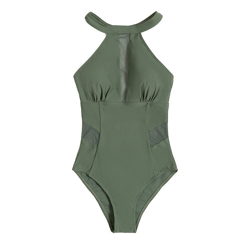 Women's One-Piece Swimsuit with Breathable Inserts Mune Fashion