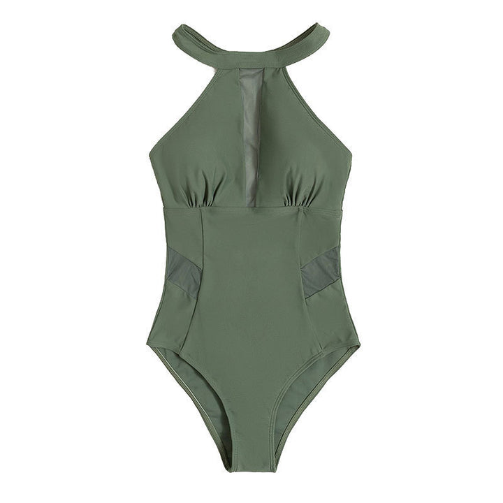 Women's One-Piece Swimsuit with Breathable Inserts Mune Fashion