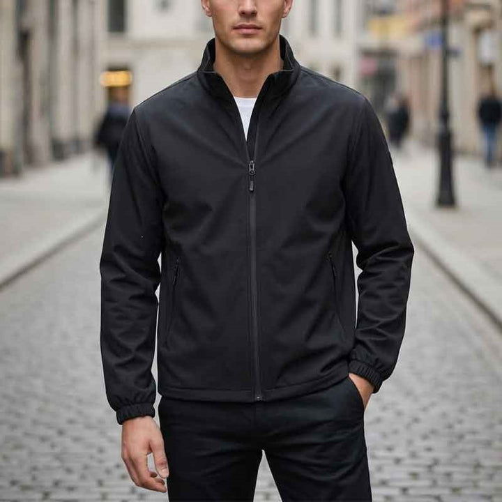 Men's Breathable Transitional Jacket with Practical Stand-Up Collar Mune Fashion