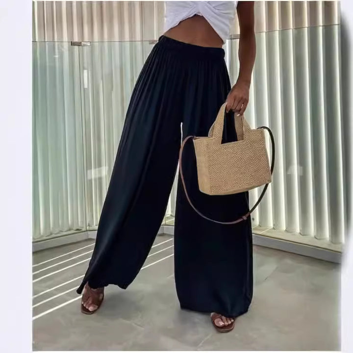 Ladies Elegant and Airy Palazzo Pants Mune Fashion
