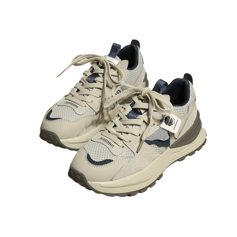 Women’s Sporty Sneakers with Breathable Upper Material Combination Mune Fashion