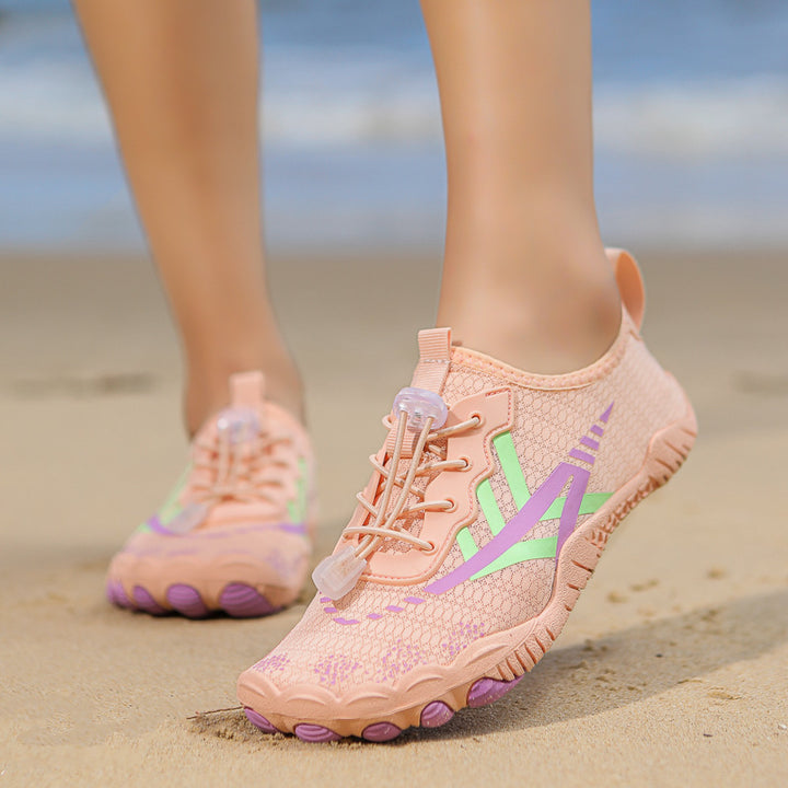 Unisex nan ultralight aqua shoes with toe-close flex profile, non-slip rubber sole and quick-release closure Mune Fashion