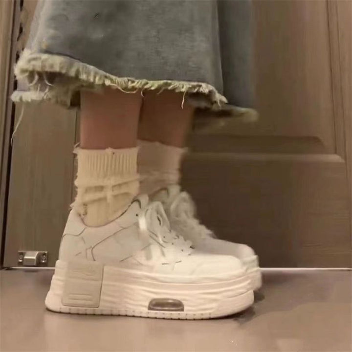 Women Platform Sneakers with Star Design Mune Fashion