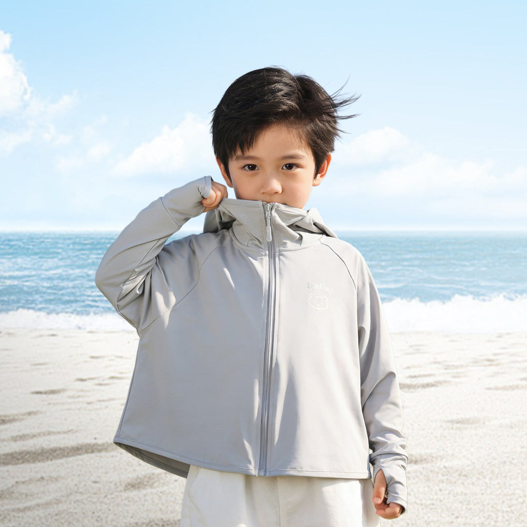 Boys functional UV protection jacket with hood Mune Fashion
