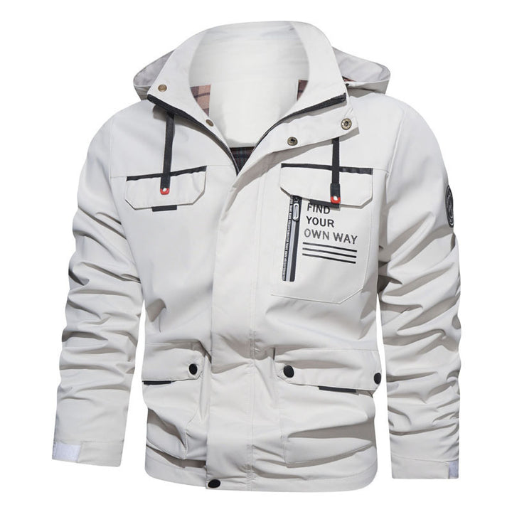Men's Technical Outdoor Jacket with Practical Pockets Mune Fashion