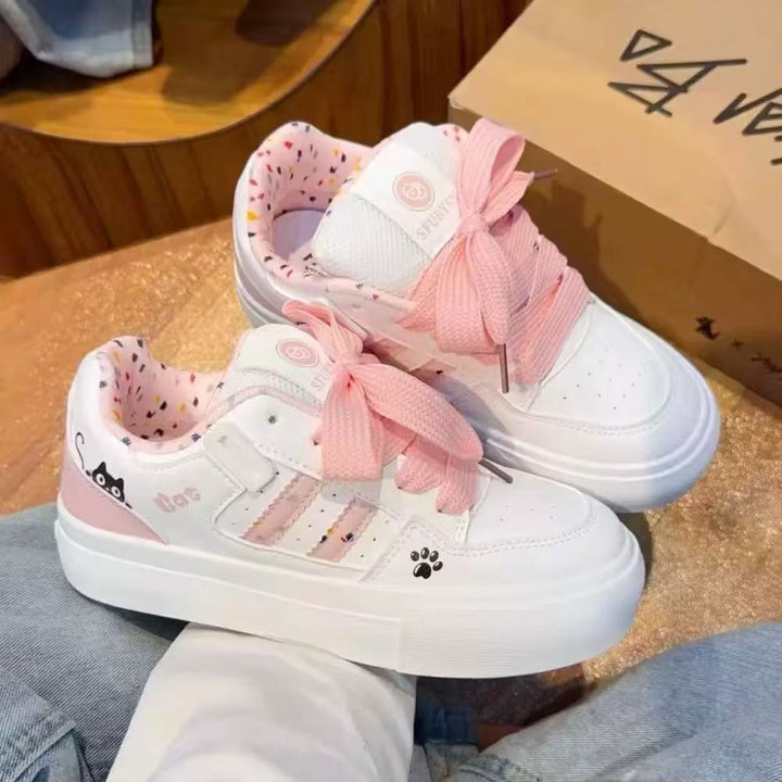 Women's Trendy Platform Sneakers with Fashionable Animal Designs Mune Fashion