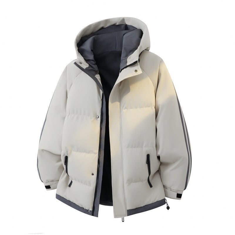 Men Warm Padded Quilted Jacket Mune Fashion