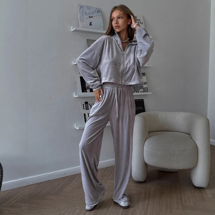 Ladies Elegant and sporty fleece set Mune Fashion