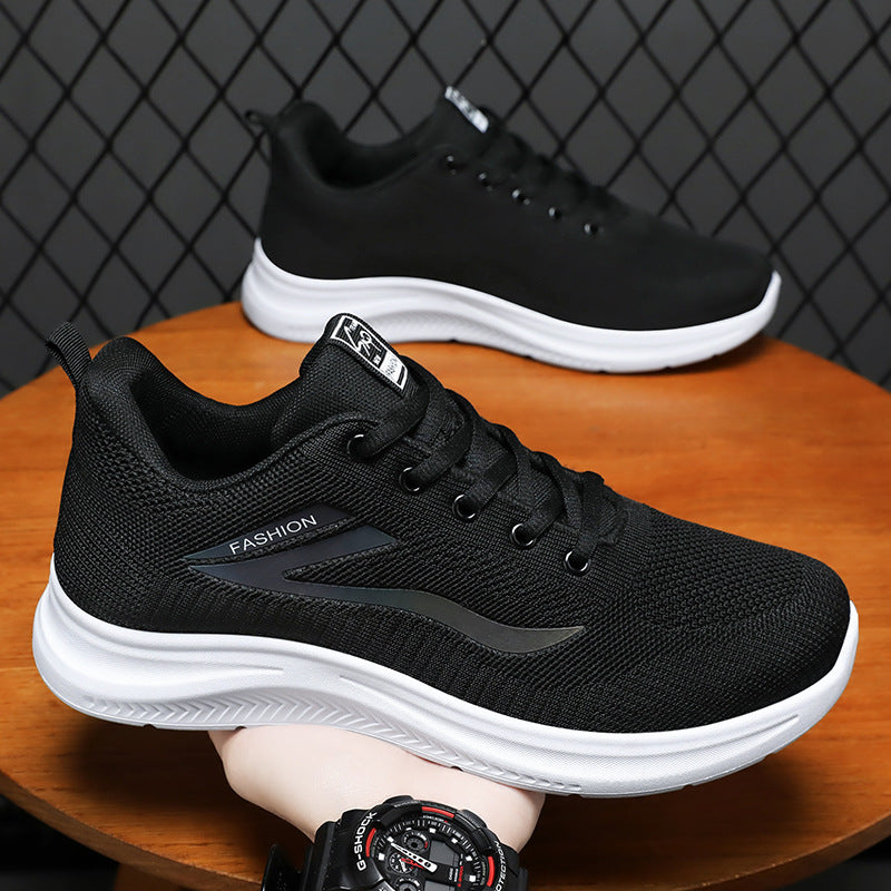 Unisex nan lightweight knitted casual sneakers with padded heel support and non-slip profile sole Mune Fashion