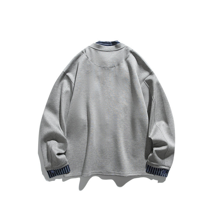 Men's two-layer transitional jacket with integrated shirt insert Mune Fashion