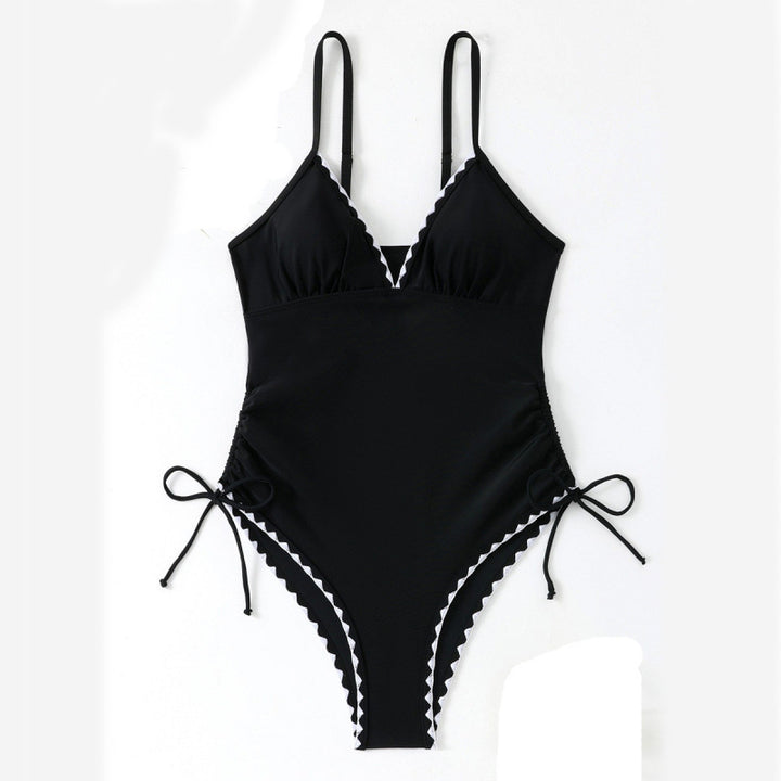 Ladies Elegant and Feminine Swimsuit with Adjustable Straps Mune Fashion