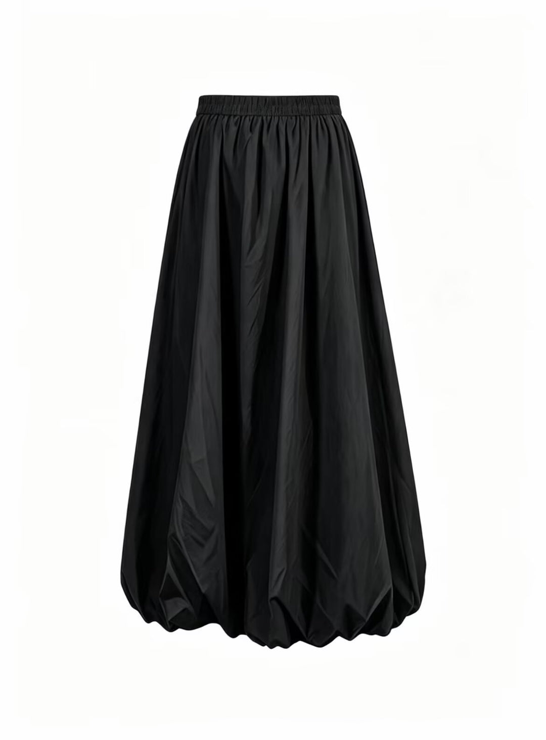 Women’s maxi skirt with wide pleats and balloon-shaped hem Mune Fashion