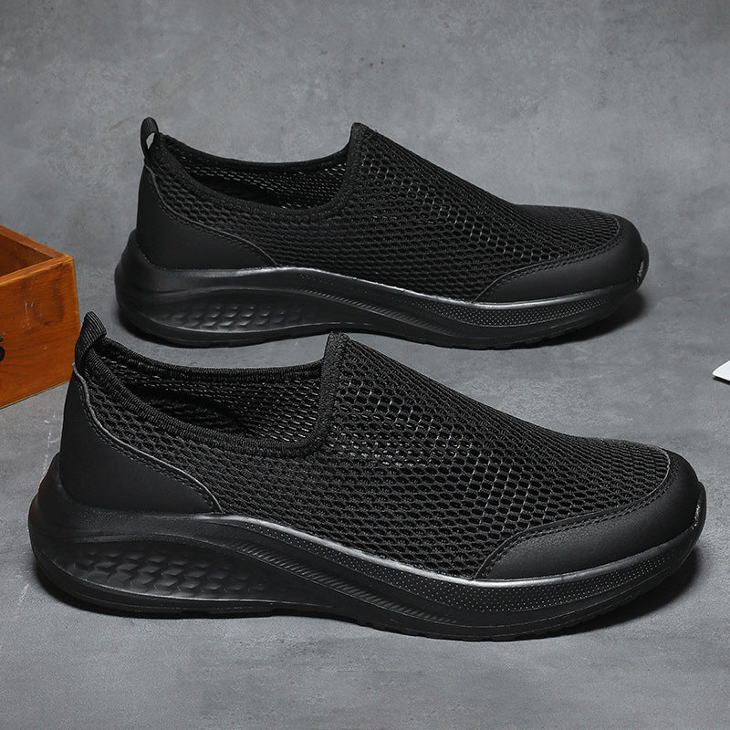 Unisex nan lighter slip-on sneaker with three-dimensional mesh structure, ergonomic cushioning and heel tab Mune Fashion