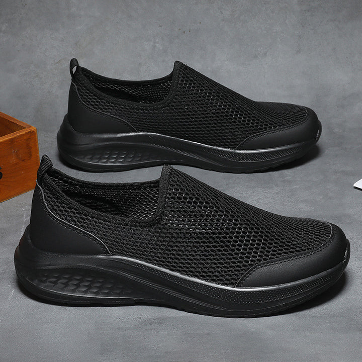 Unisex nan lighter slip-on sneaker with three-dimensional mesh structure, ergonomic cushioning and heel tab Mune Fashion