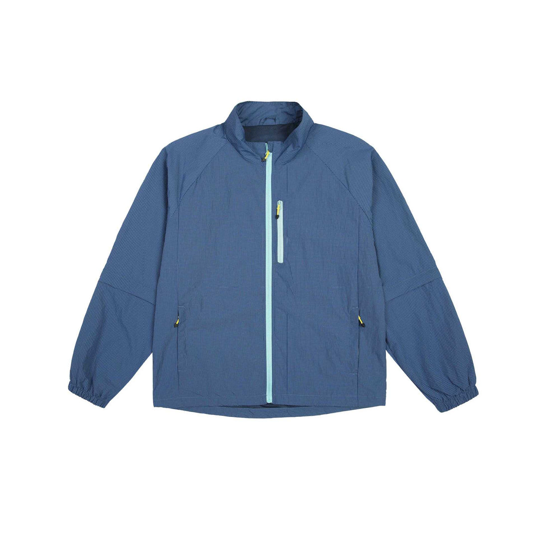 Men's lightweight ripstop overlay jacket with stand-up collar, chest pocket, and elastic cuffs Mune Fashion