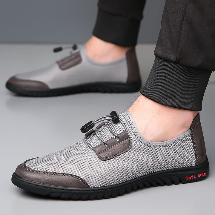 Men's Breathable Sneakers with Elastic Lacing System Mune Fashion