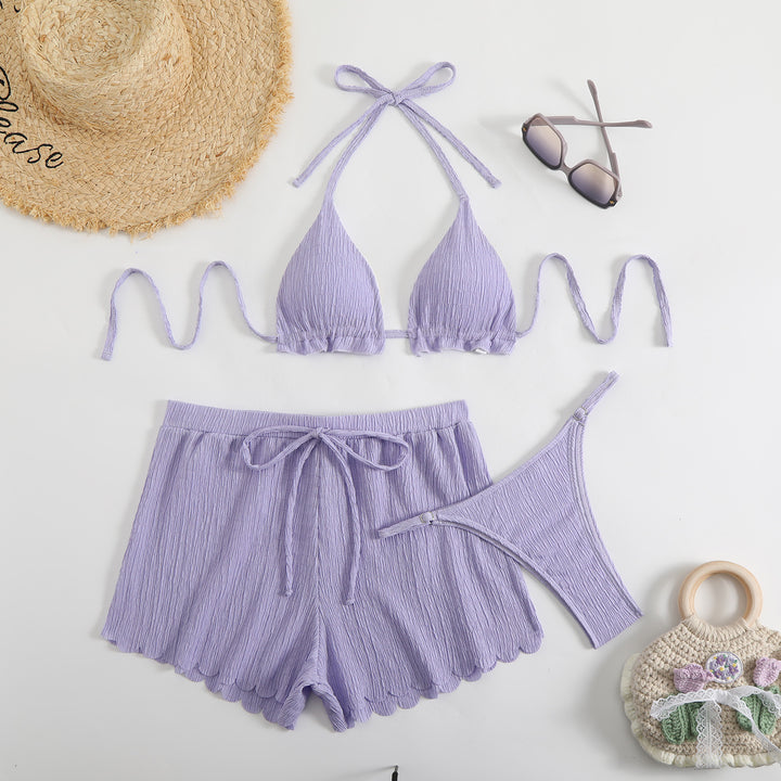 Women's bikini set with high waist and gentle gathering Mune Fashion