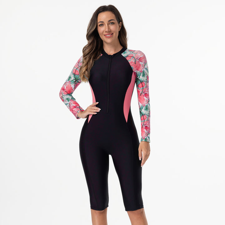 Damen Langarm Surfanzug mit UV-Schutz und stylishem Design Echo Archiv