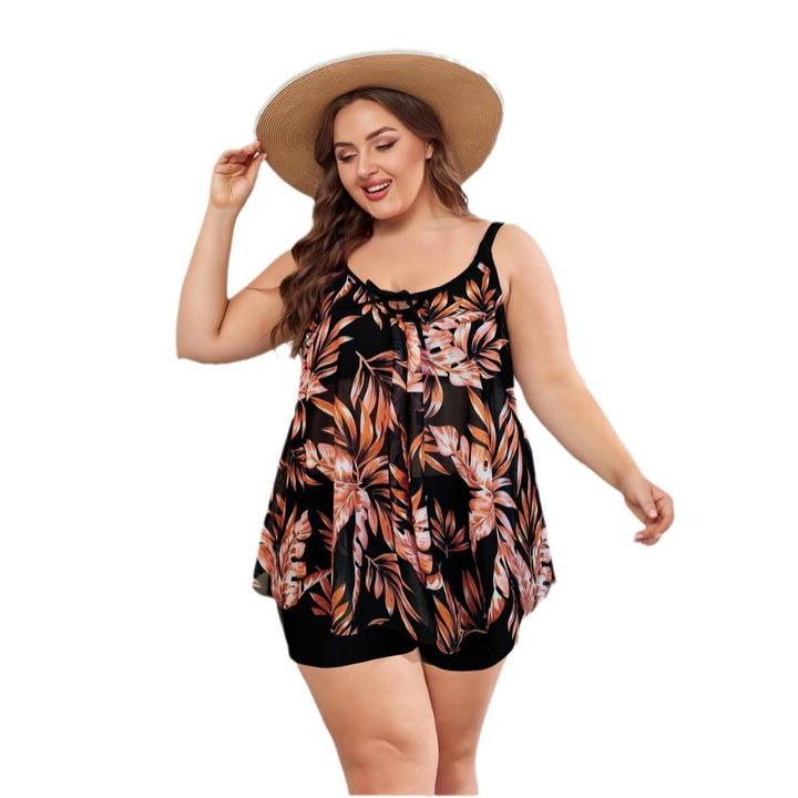Women's Leisure Swim Outfit with Flowing Cut Mune Fashion