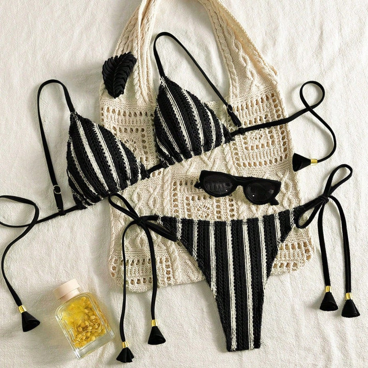 Women Strappy Bikini Set with Adjustable Straps Mune Fashion