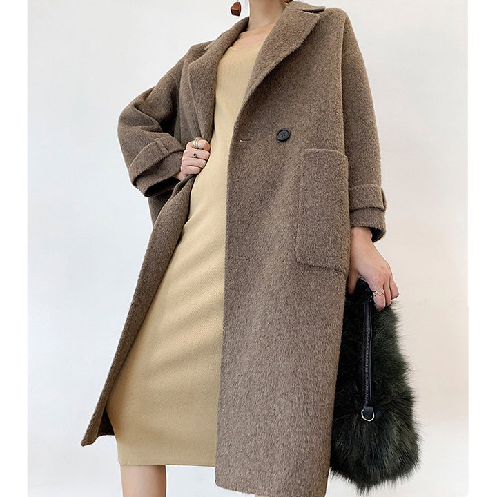 Women Elegant and Comfortable Wool Coat Mune Fashion