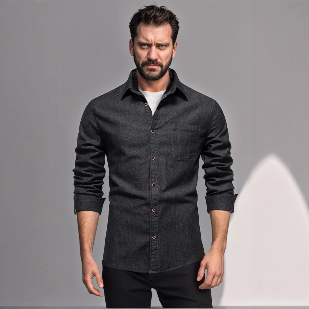 Men's Denim Shirt Mune