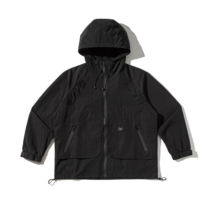 Unisex Technical Parka with Hood, Mesh Ventilation and Adjustable Hem Mune Fashion