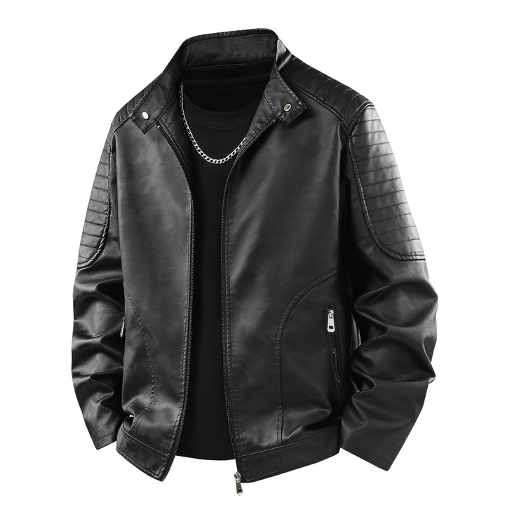 Men's Leather Jacket Mune Fashion