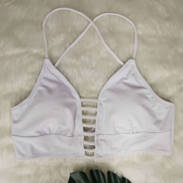 Women’s bikini set with playful ruffle design and high-cut panties Mune Fashion
