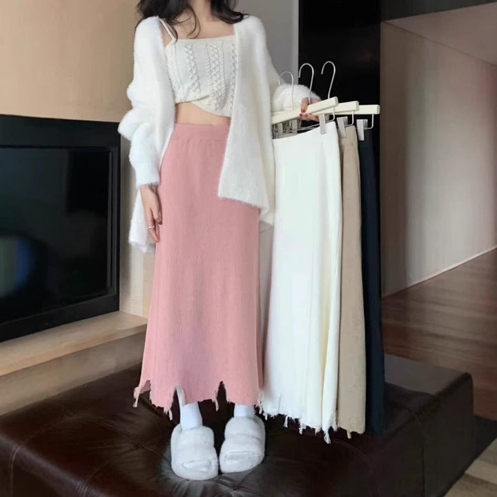 Ladies Long, flowing Skirt Mune Fashion