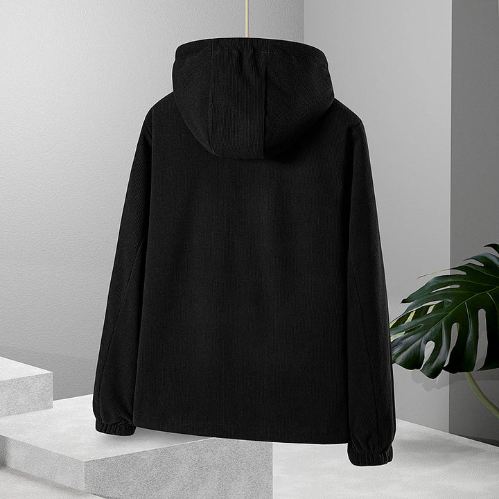 Women's lightweight waterproof softshell jacket with hood and chest zipper pocket Mune Fashion